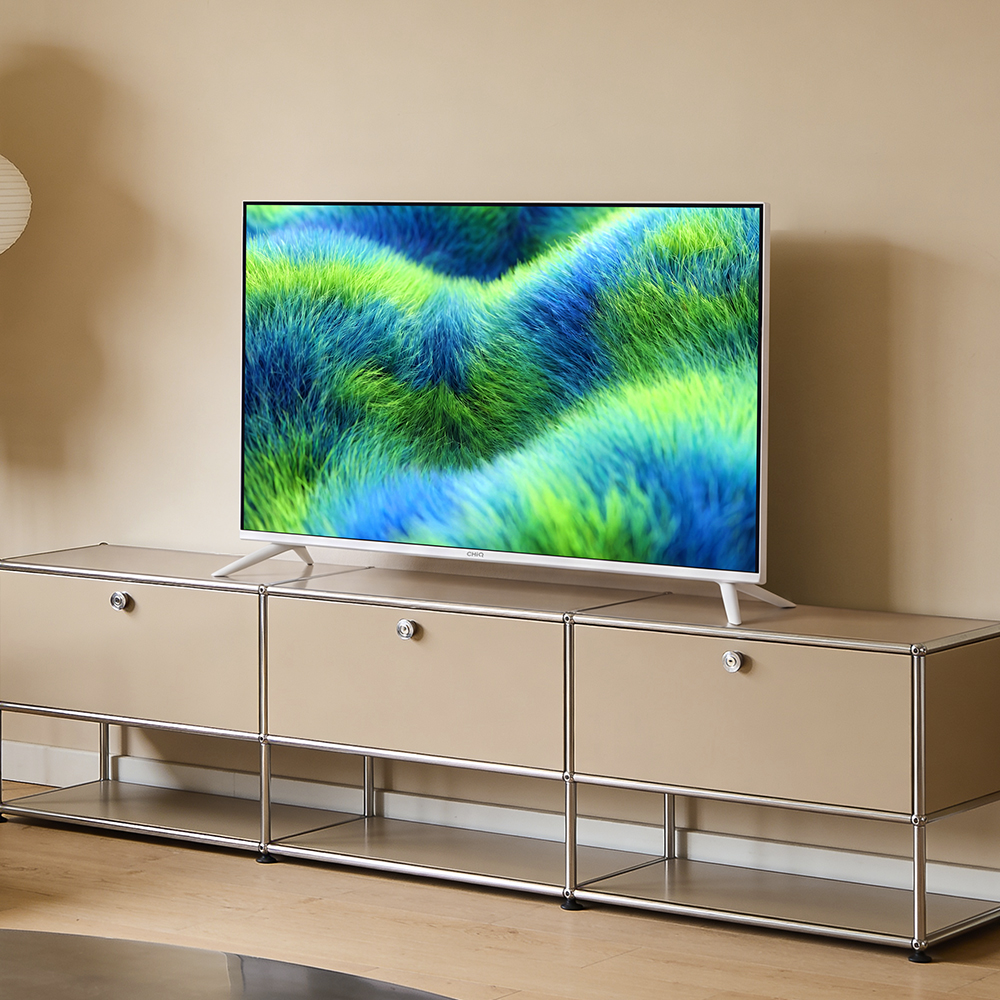 더함 스마트 구글 5.0 화이트 티비 109cm(43인치), 4K QLED 120Hz, 본체 상품 이미지