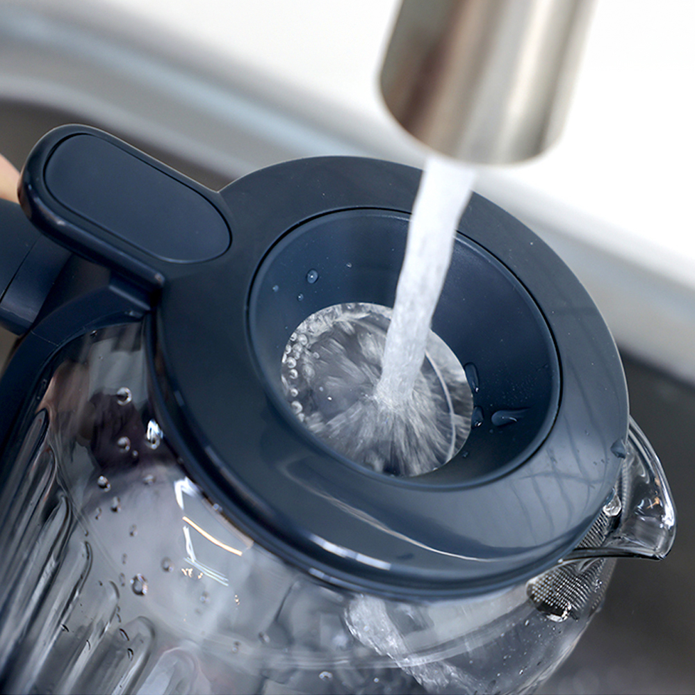 키친아트 유리 전기포트 무선 티포트 커피 글라스 전기주전자