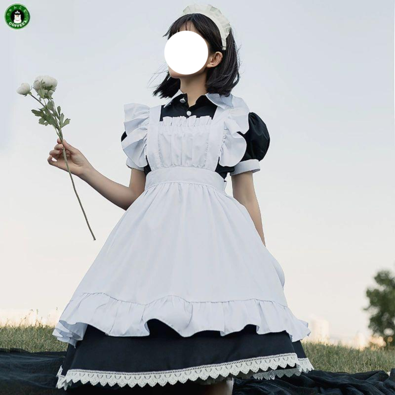 컨셉 촬영 졸사 코스프레 전투 메이드 복 긴팔 복장 집사 졸업사진 의상 - 상세 이미지 3