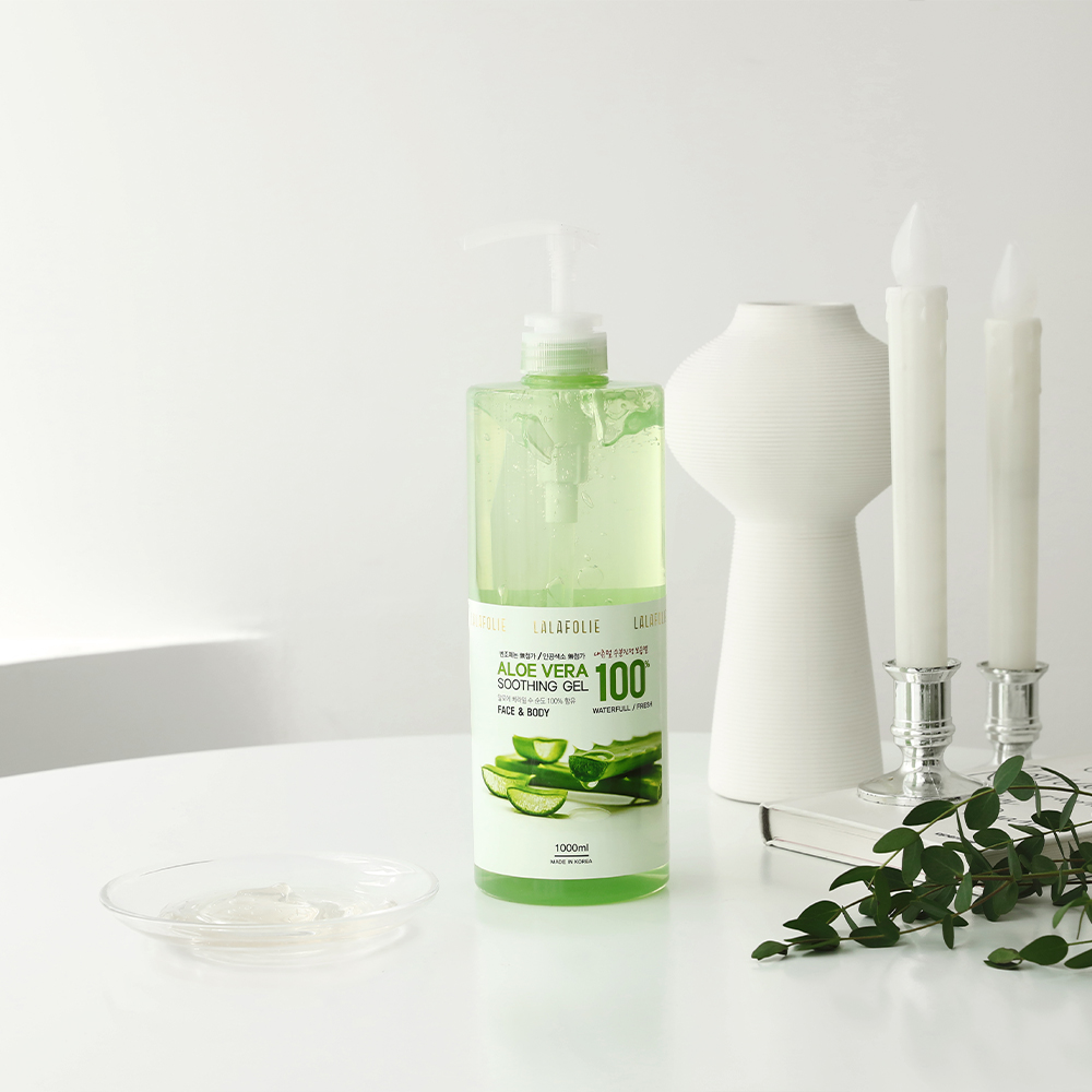 라라폴리 알로에수딩젤 대용량 알로에 베라 펌프 수딩젤 1000ml 수분 쿨링 진정 이미지 3