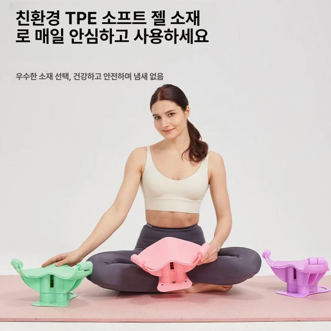 힙업 트레이너 허벅지 운동기구 다리 운동 홈트 요가 피트니스 에메랄드 - 상세 이미지 5