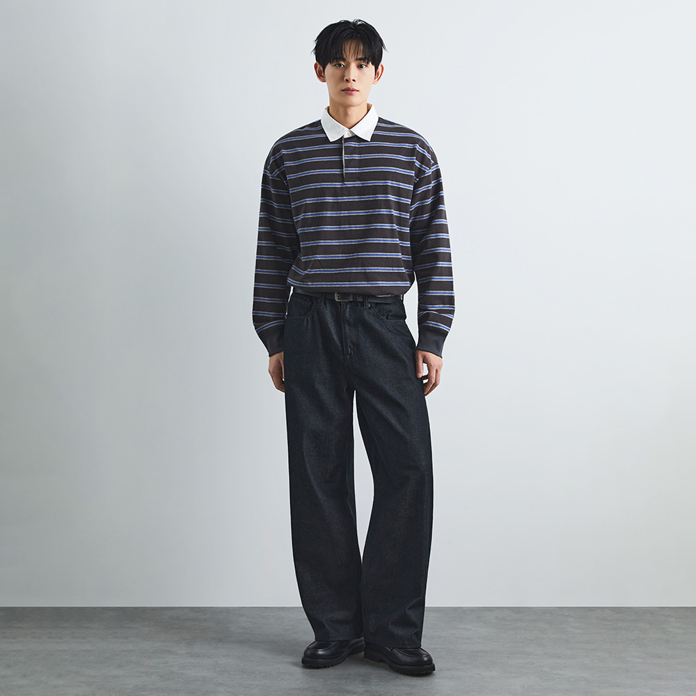 [N배송] 스파오 와이드 진 SPTJG23C51 이미지 2