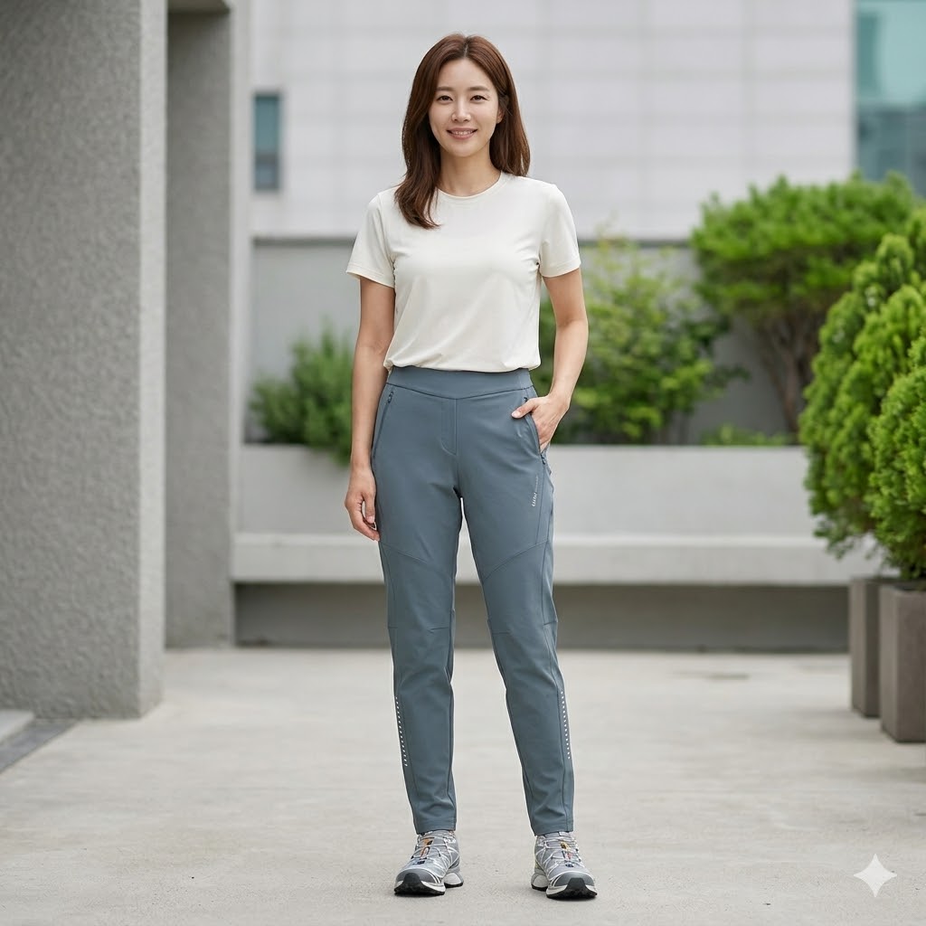 네파 여성 여름 아웃도어 냉감 액티브 스판 등산 바지 - 상세 이미지 3