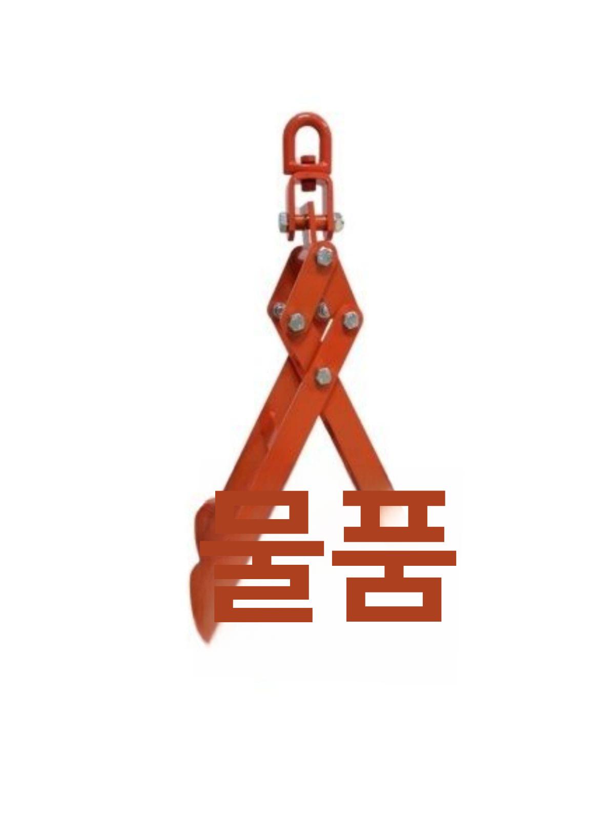 통나무 집게 장작집게 운반 목재 수동 40cm 개구 벌목 갈고리 장작 클램프 도구 대형 - 상세 이미지 4