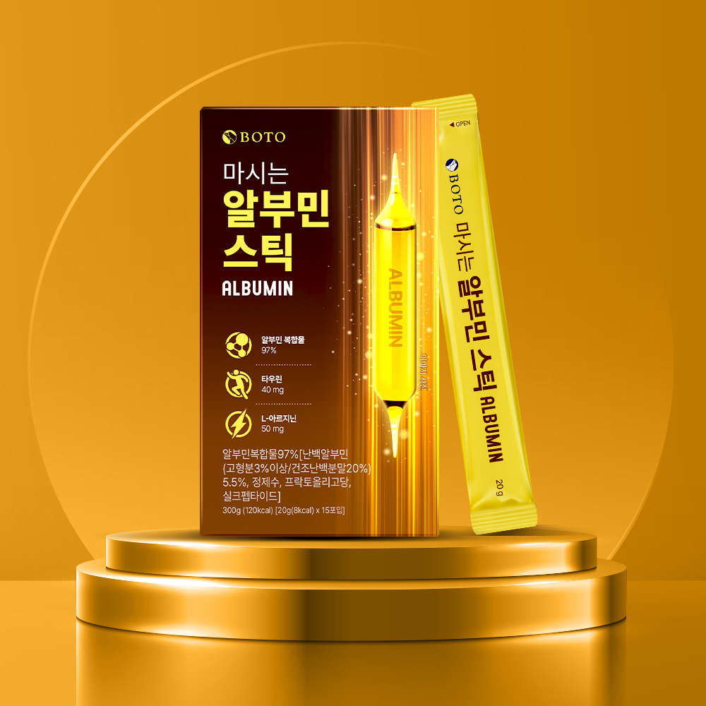 보뚜 마시는 알부민 스틱 20g 15포, 6개 - 상세 이미지 4