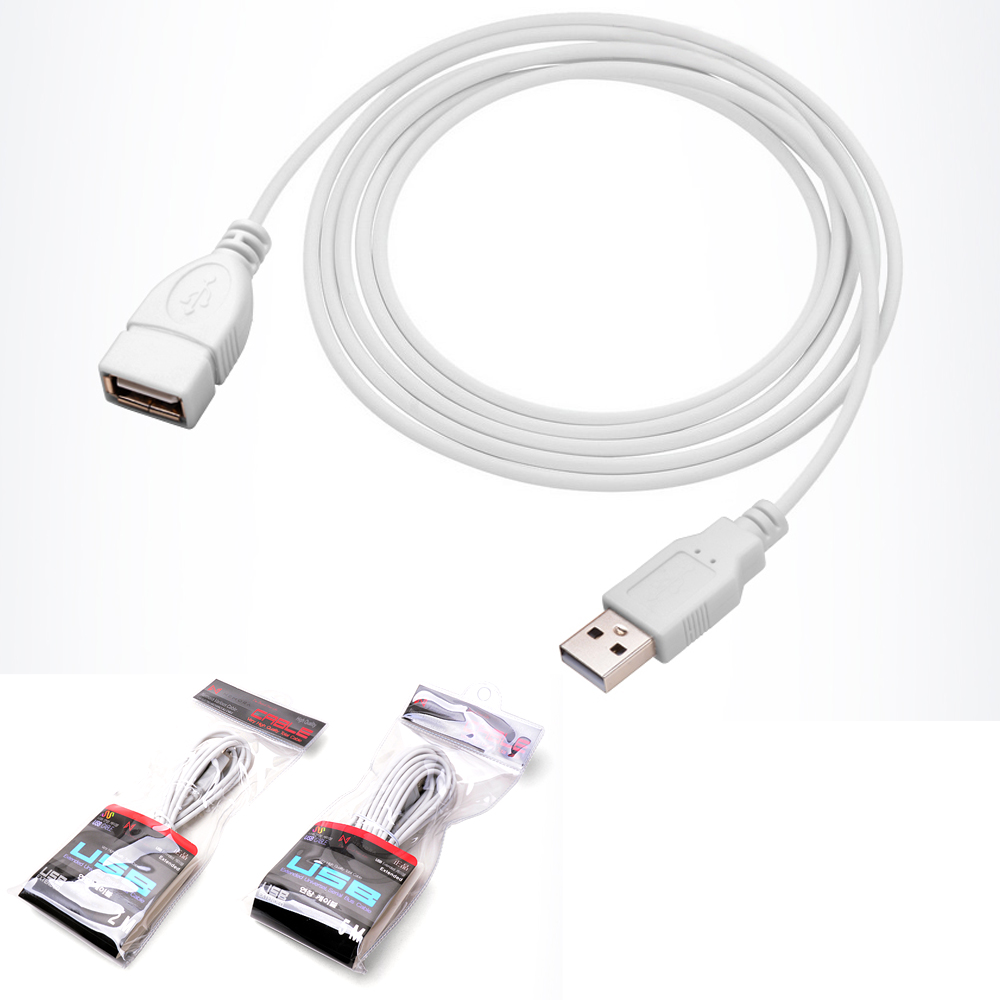 USB 2.0 연장 데이터 전송 케이블 480Mbps 암AF 수AM 커넥터 - 상세 이미지 2