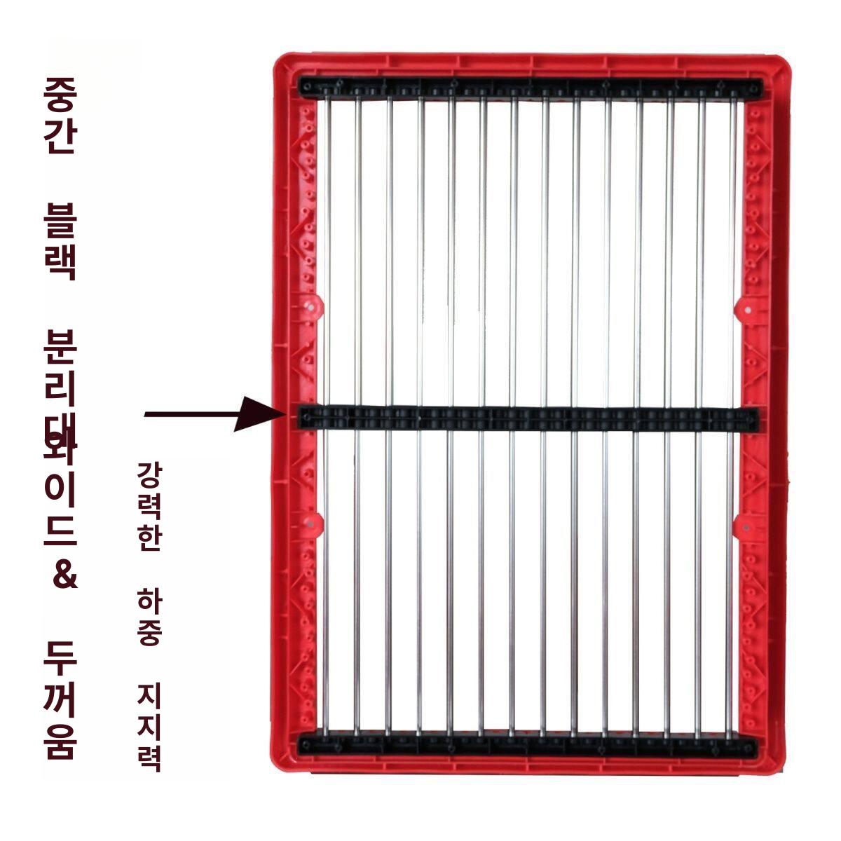 과일 열매 스테인레스 바구니 크기별 선별 채반 물고기 3.0cm 간격 색상 랜덤 메모 - 상세 이미지 4