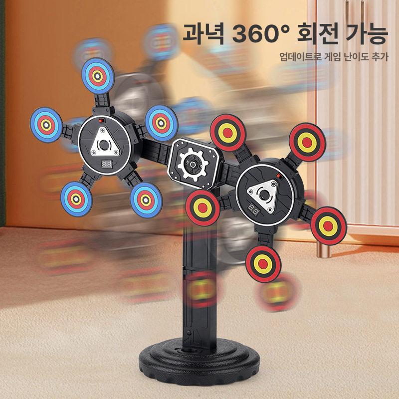 실내 게임사격 과녁판 타겟 슈팅 전기 표적판 전자 이중 회전 바퀴 표적 - 상세 이미지 3