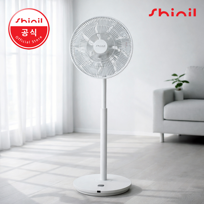 신일 무소음선풍기 BLDC 스탠드형 리모컨 조용한 16엽날개 라이트그레이 제품 이미지