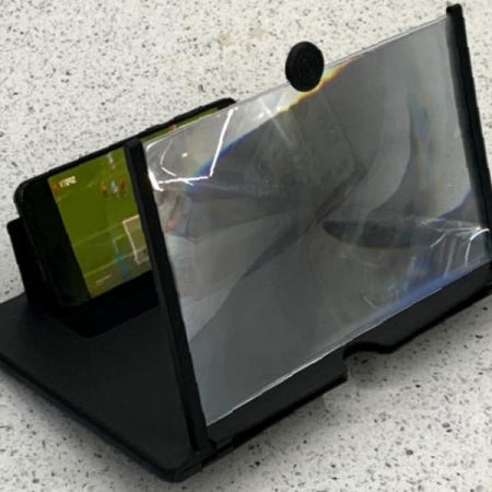 휴대폰 화면 확대경 영상시청 거치형 스탠드 눈건강 보호 영화감상 동영상 시청