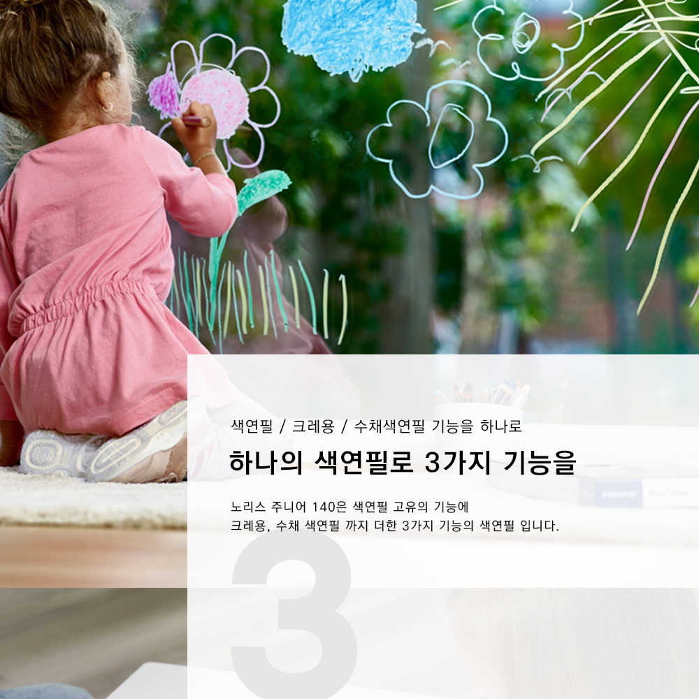 듀오 어린이 색연필 점보 크레용 6색 미술도구 노리스 주니어 수채 색연필 세트 - 상세 이미지 4