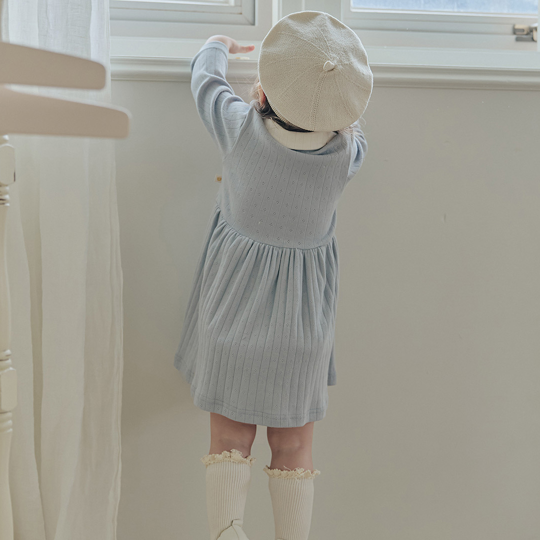 여아 돌잔치 촬영의상 하객룩 키코 원피스 라이트블루 이미지 7