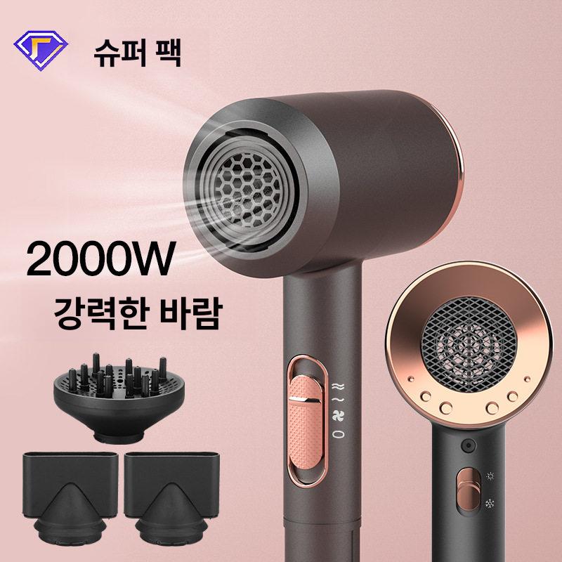 110v드라이기 호텔 음이온 살롱 스타일링 건조 고속 휴대용 여행용 그레이 영국 접이식 - 상세 이미지 3