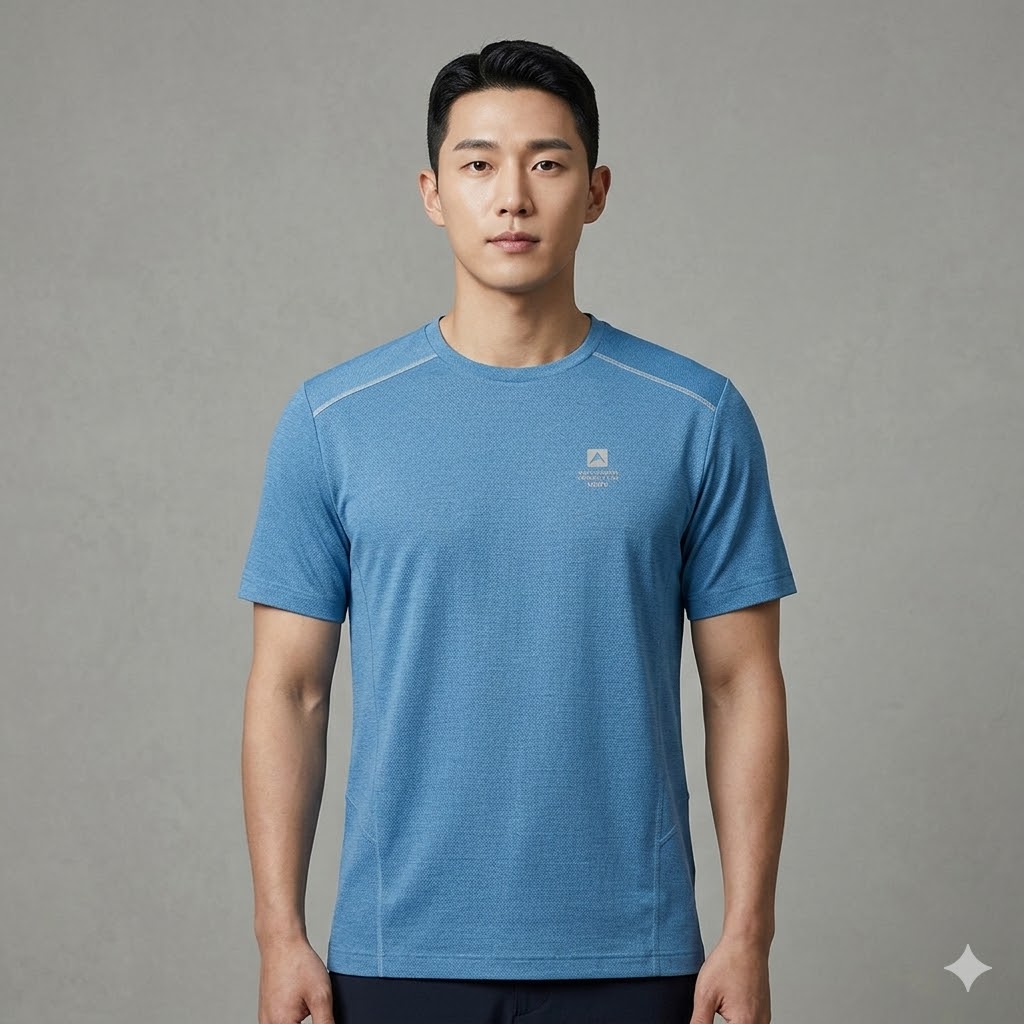 네파 남자 여름 아웃도어 항균스판 등산 반팔티셔츠 - 상세 이미지 3