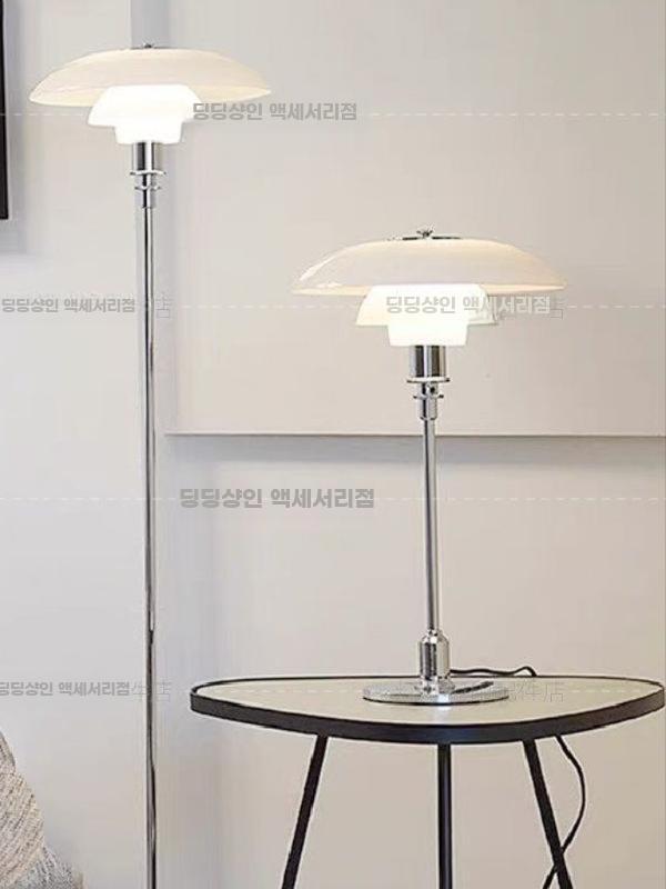 화이트 유리 조명 갓 교체용 플로어 스탠드 펜던트 겸용 소형 7.9x4.8cm - 상세 이미지 5