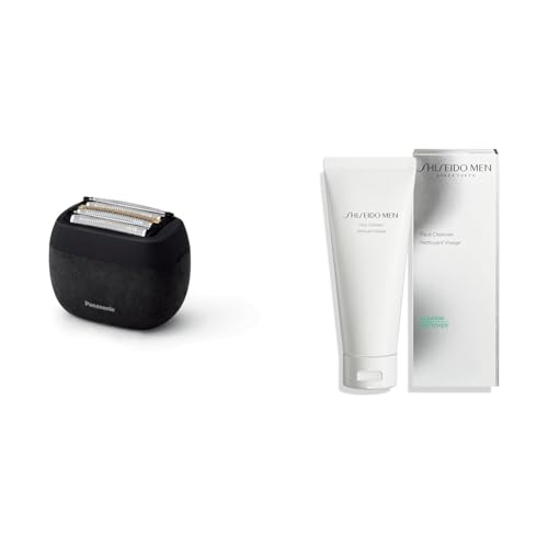 파나소닉(Panasonic) [세트] 람대쉬 팜인 쉐이버 5날 ES-PV6A-K 및 시세이도 맨 세안제