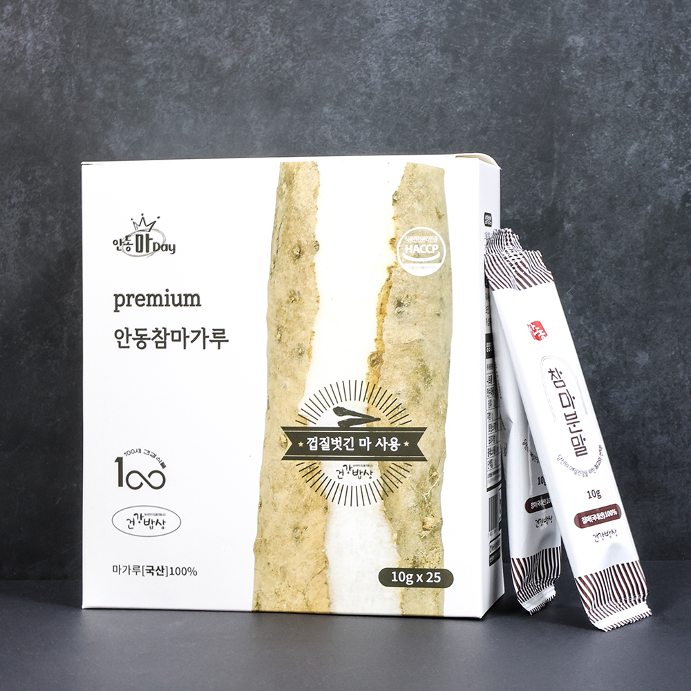 마가루 껍질 벗긴 안동 참마가루 스틱형 10g 50포 (500g) 이미지 3