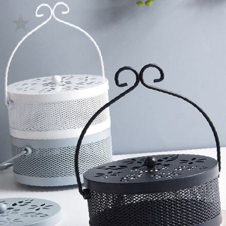 모기향 거치대 앤틱 철제 손잡이 야외 테라스 정원 베란다 캠핑 낚시 바베큐