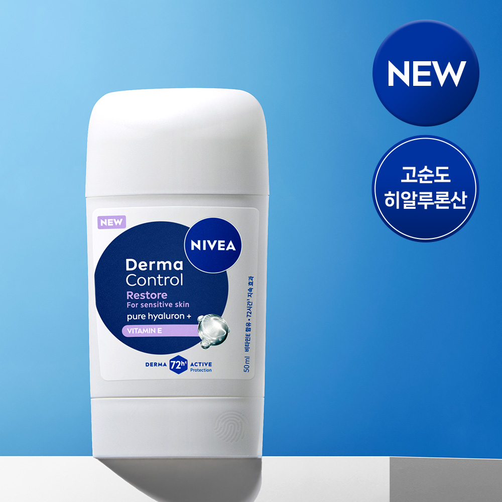 니베아 데오드란트 더마 컨트롤 리스토어 스틱 50ml, 1개 제품 이미지