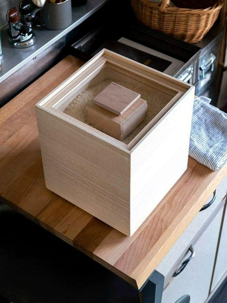 쌀보관함 서리산 대용량 밥통 곡물 방습 건조물 쌀통 [5kg] - 상품 이미지