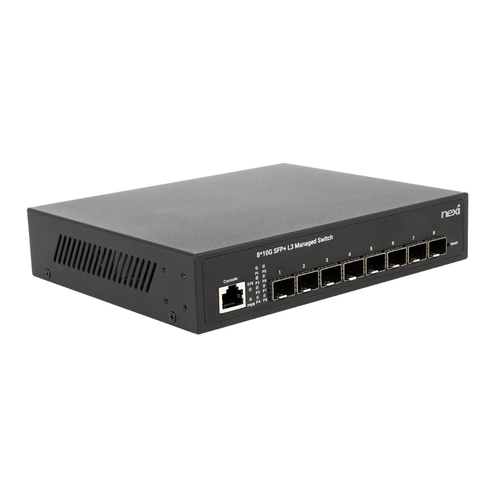 넥시 8포트 SFP+ L3 관리형 10G 스위칭허브 NX-AE3008F-L3 NX1578 - 상세 이미지 3