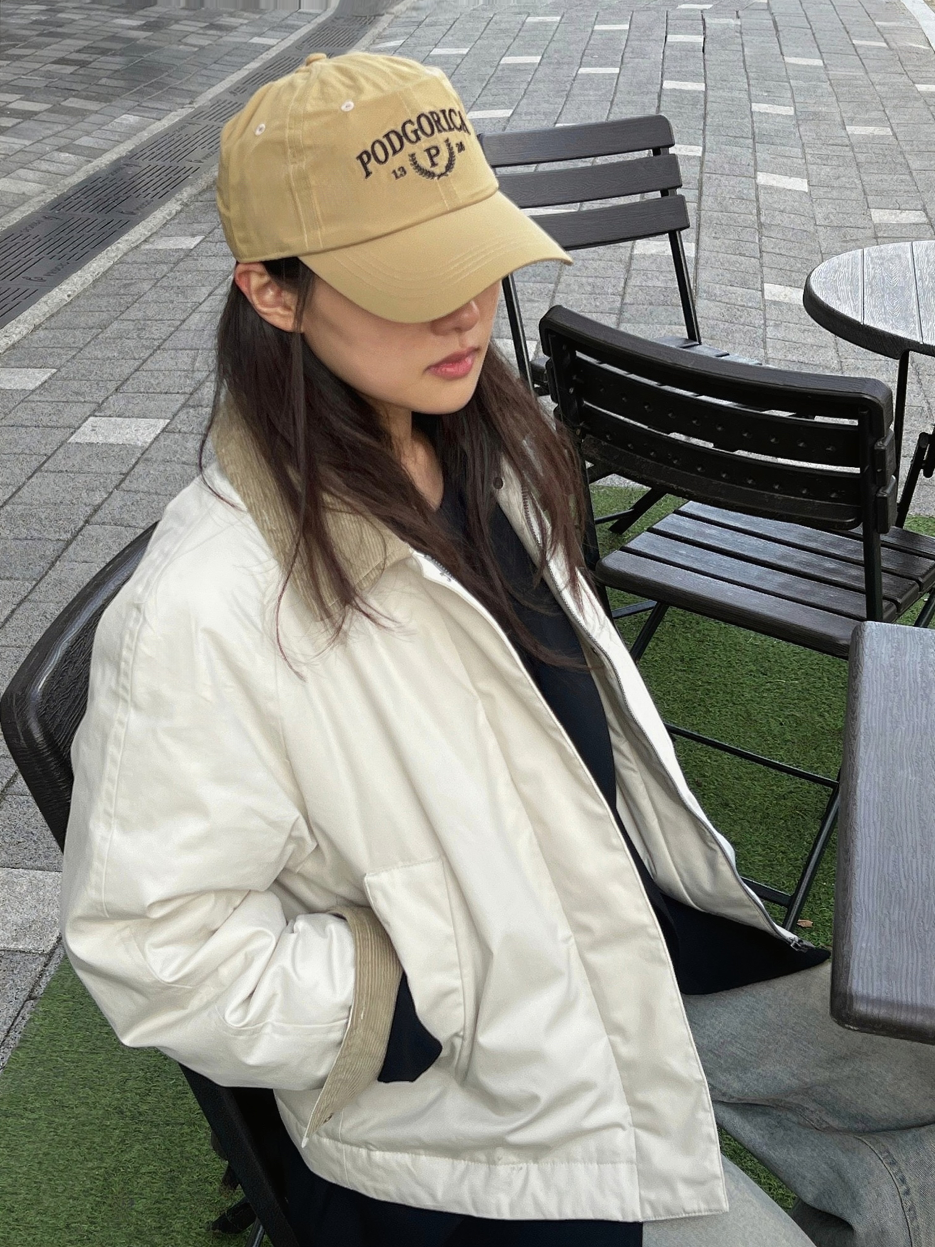 포드고리차 자수 레터링 바스락 러닝 물놀이 비치볼캡 야구모자 여름 가벼운 얇은 - 상품 이미지