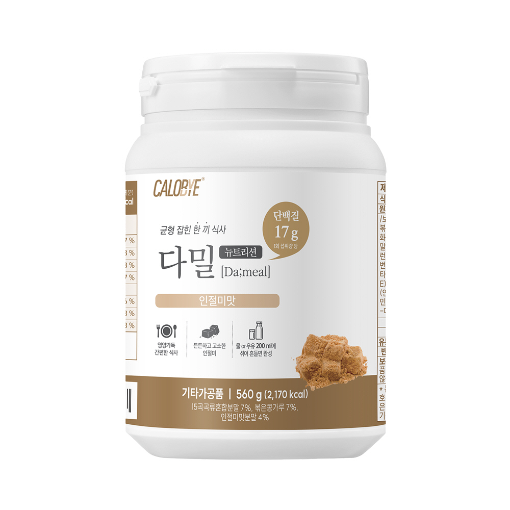 칼로바이 다밀뉴트리션 대용량 식사대용 단백질쉐이크 인절미맛 - 상품 이미지