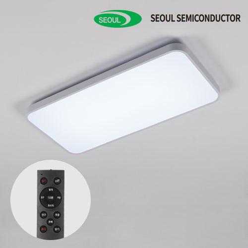 스마트 리모컨 거실2등 삼성칩 삼색변환 밝기조절 플리커프리 75W - 상품 이미지