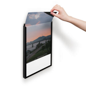 액자 프레임 알루미늄 서프푸 A4사이즈 210x297mm, 블랙 솔직 후기 | 실제 배치 사진 포함 - 상품 이미지 1