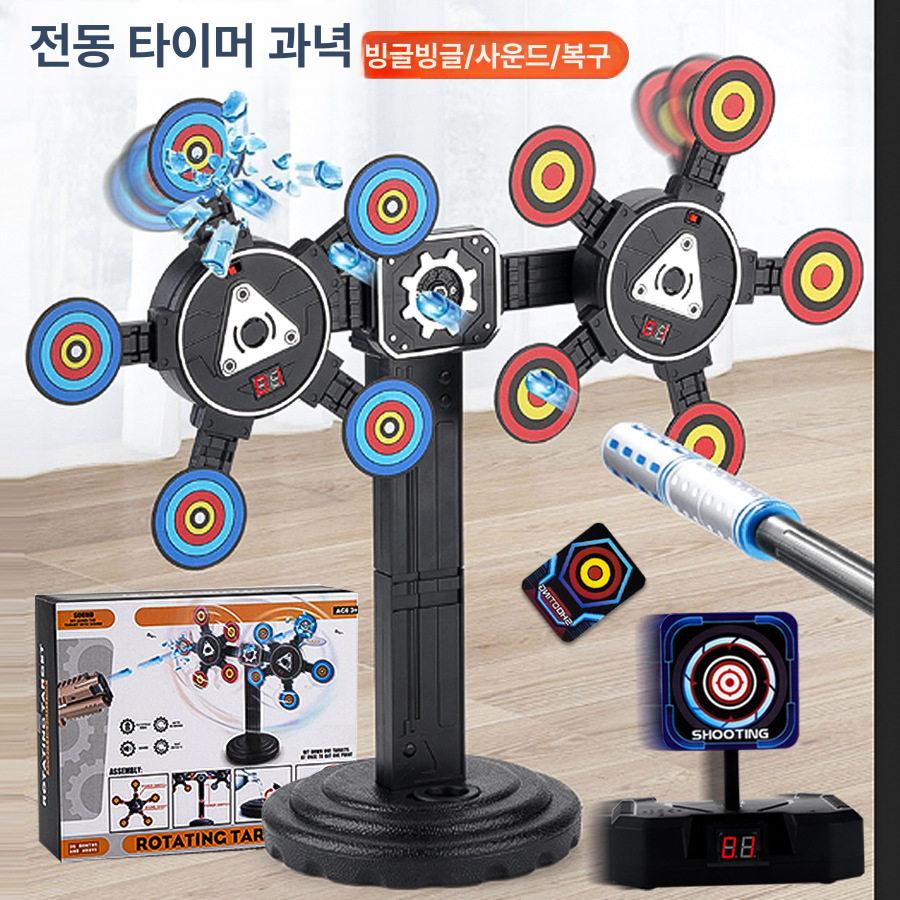 실내 게임사격 과녁판 타겟 슈팅 전기 표적판 전자 이중 회전 바퀴 표적 - 상세 이미지 4