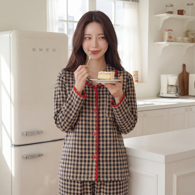 [M~XL] 간절기 파자마 잠옷 11종 감각적인 모던 홈웨어 이미지 7