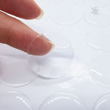 수공예 공예품 제작 투명 원형 레진 스티커 액세서리 만들기 재료 접착 데코 장식