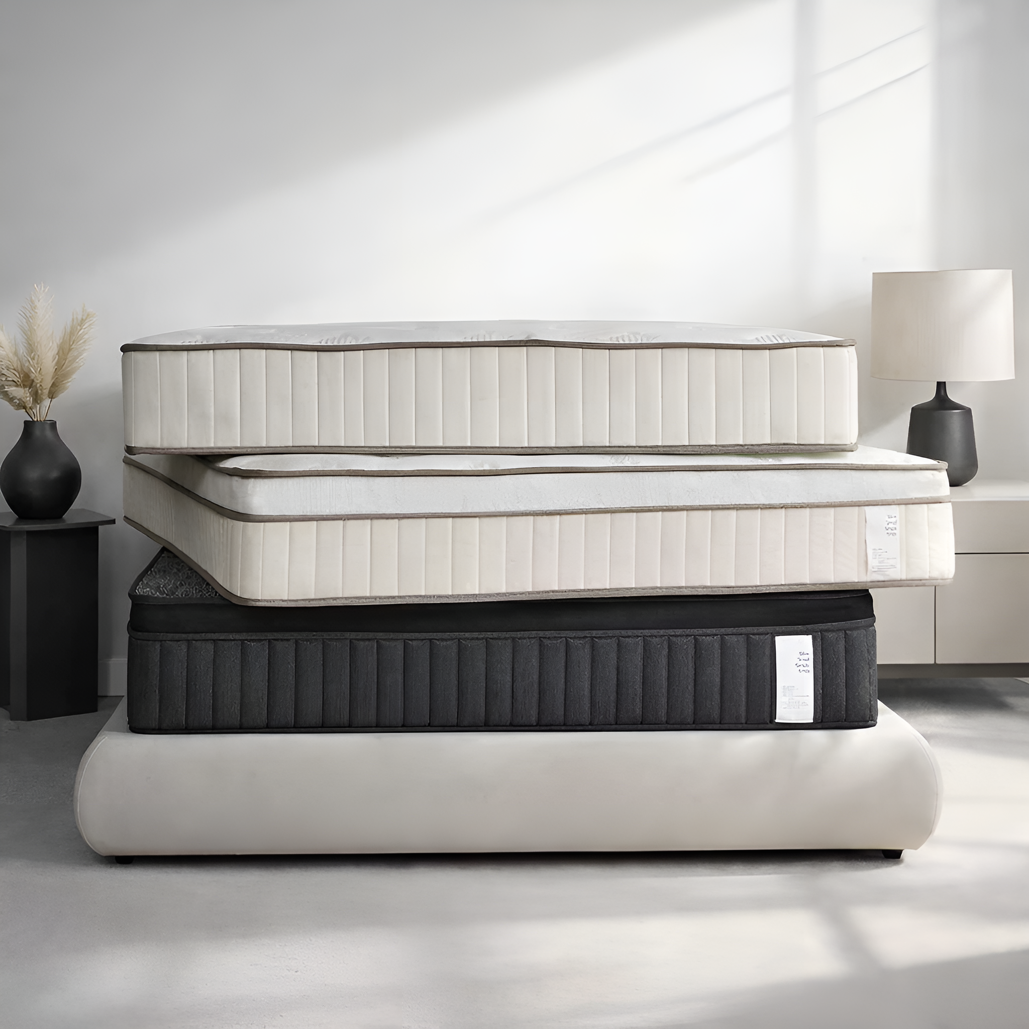 단단한 1인용 매트리스 허리에좋은 침대 바닥 메트리스 스마트 슈퍼 싱글