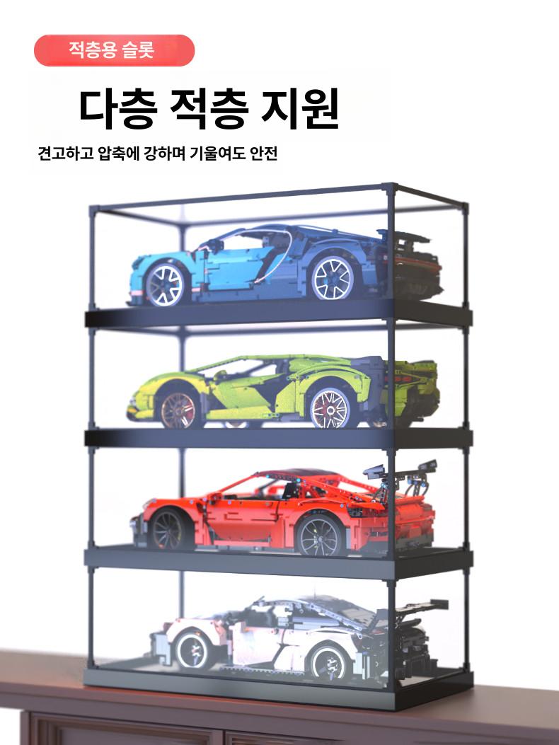 전시용 아크릴 케이스 피규어 보관함 상자 투명 장식장 15cm 20x15cm - 상세 이미지 4