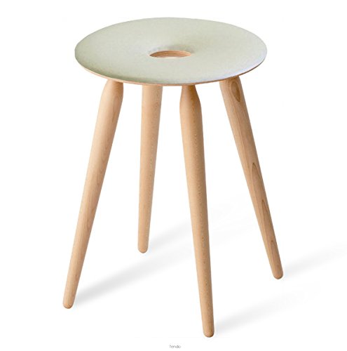 텐도목공 링 스툴 화이트 S-3165 MP-NT V0101