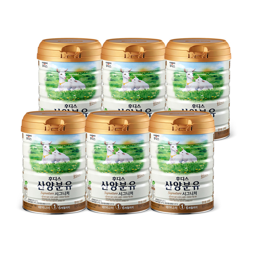 자연방목 일동후디스 산양분유 시그니처 1단계 800g, 6개 사진 1