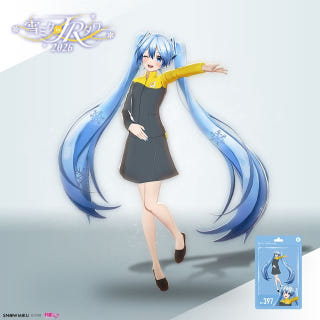 유키 미쿠 「JR 타워 Ver.」 홀로 모델 본체이미지