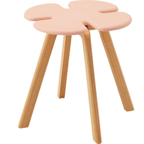 텐도목공 스툴 T-3219MD-PA 화이트 비치 핑크 스태킹 사양 [텐도목공]