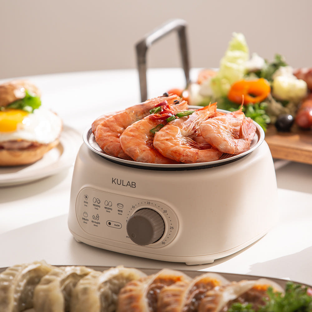 쿠랩 올스텐 계란찜기 계란삶는기계 멀티쿠커 오연수 강민경