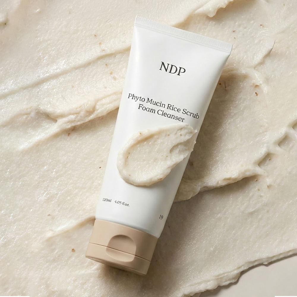 엔디피 NDP 피토뮤신 쌀 스크럽 저자극 클렌징 폼 120ml 2개 세트 - 상세 이미지 4