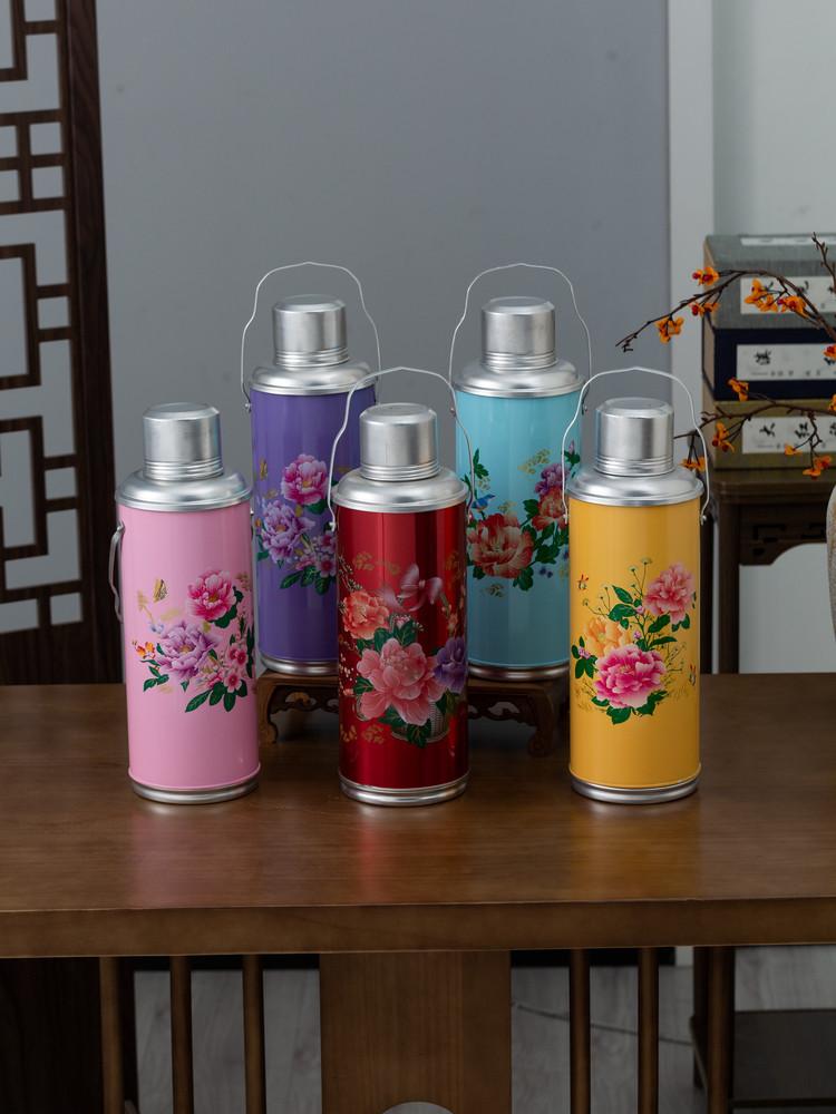 2L 0.8L 옛날 2.0리터 핑크 보온병 추억 빈티지 2.0l퍼플 - 상세 이미지 4