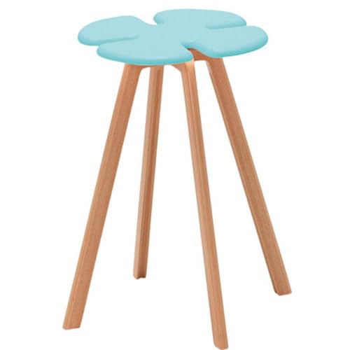 텐도목공 스툴 T-3140MD-BA 화이트 비치 블루 스태킹 사양 [텐도목공]