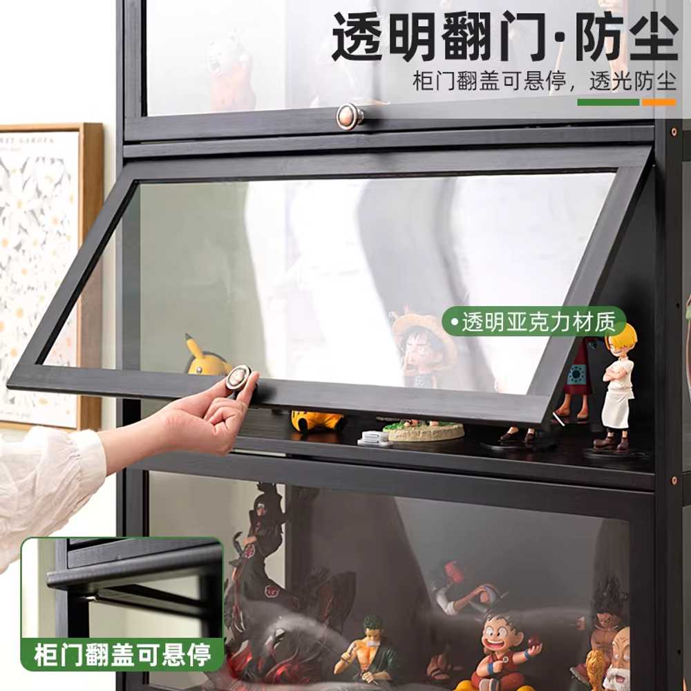 레고진열장 아크릴 장식장 피규어 진열대 대형 케이스 60x32cm 3단 / 3면 투명 방진 - 상세 이미지 4