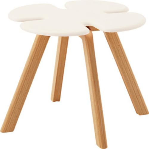 텐도목공 스툴 T-3219MD-WA 화이트비치 화이트 스태킹 사양 [텐도목공]
