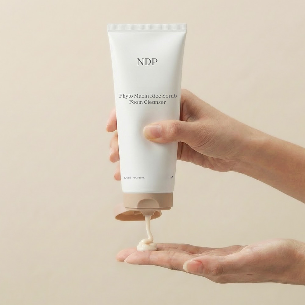 NDP 피토뮤신 쌀 스크럽 저자극 클렌징 폼 120ml - 상세 이미지 3