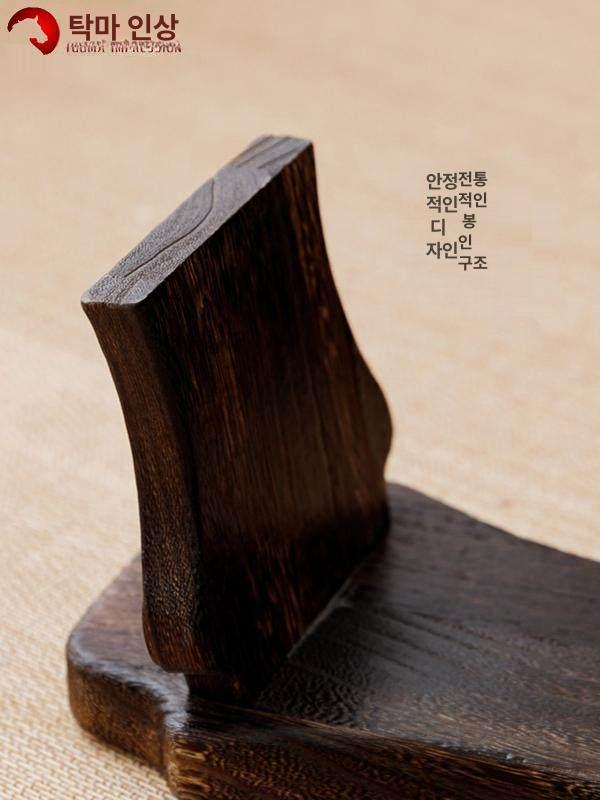 명상의자 나무 요가 좌식 집중 원목 낮은 무릎 기도 롱타입 어린이 신발 벤치 - 상세 이미지 4