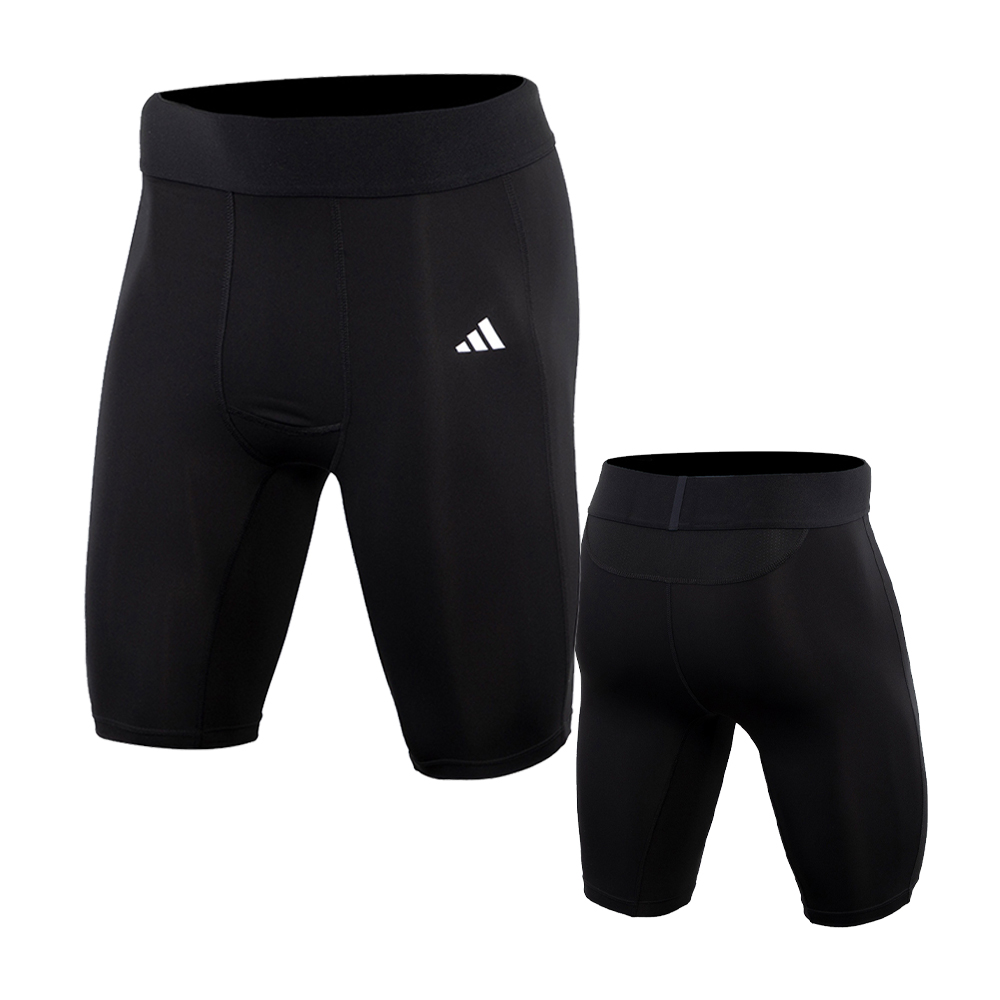 아디다스 테크 핏 타이즈 태클 팬츠 블랙 - 상품 이미지