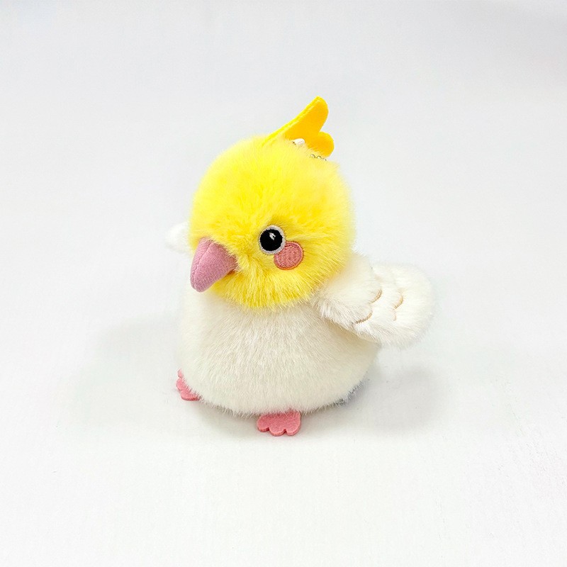 귀여운 새 앵무새 참새 동물 둥지 장식 소품 린넨 마구마구 12cm 사진과 동일 이미지 7