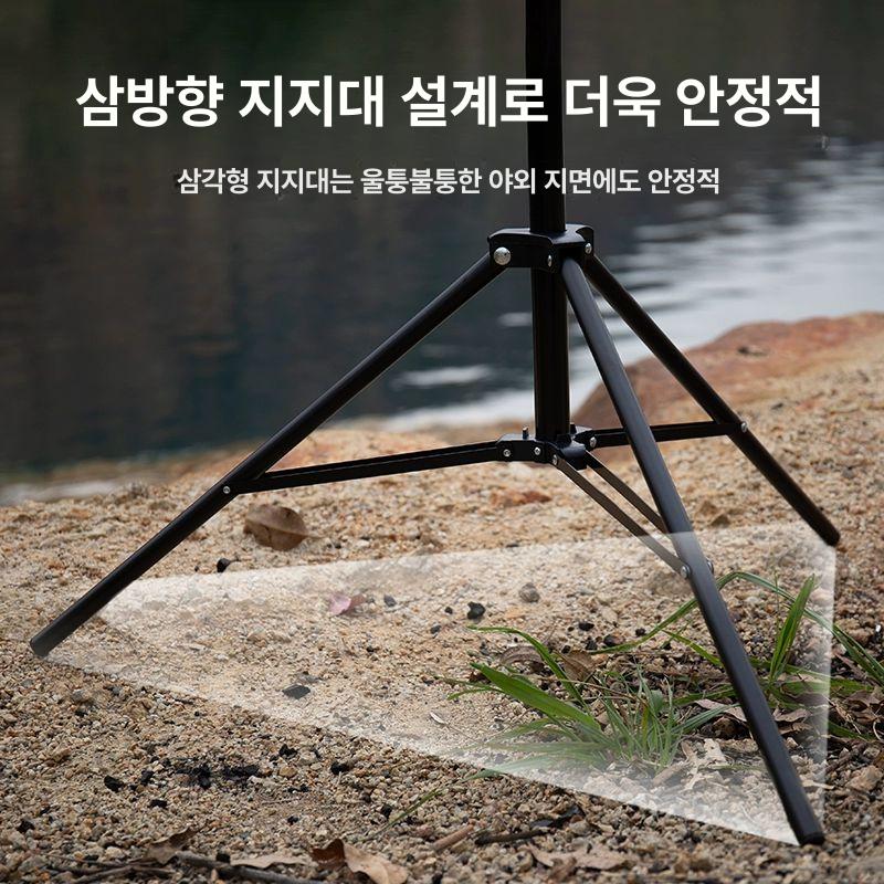 야외 스크린 프로젝터 캠핑장 천 접이식 스탠드 휴대용 120인치 16 9 단일 가로봉 2.6m 높이 밀크실크 화이트 - 상세 이미지 5