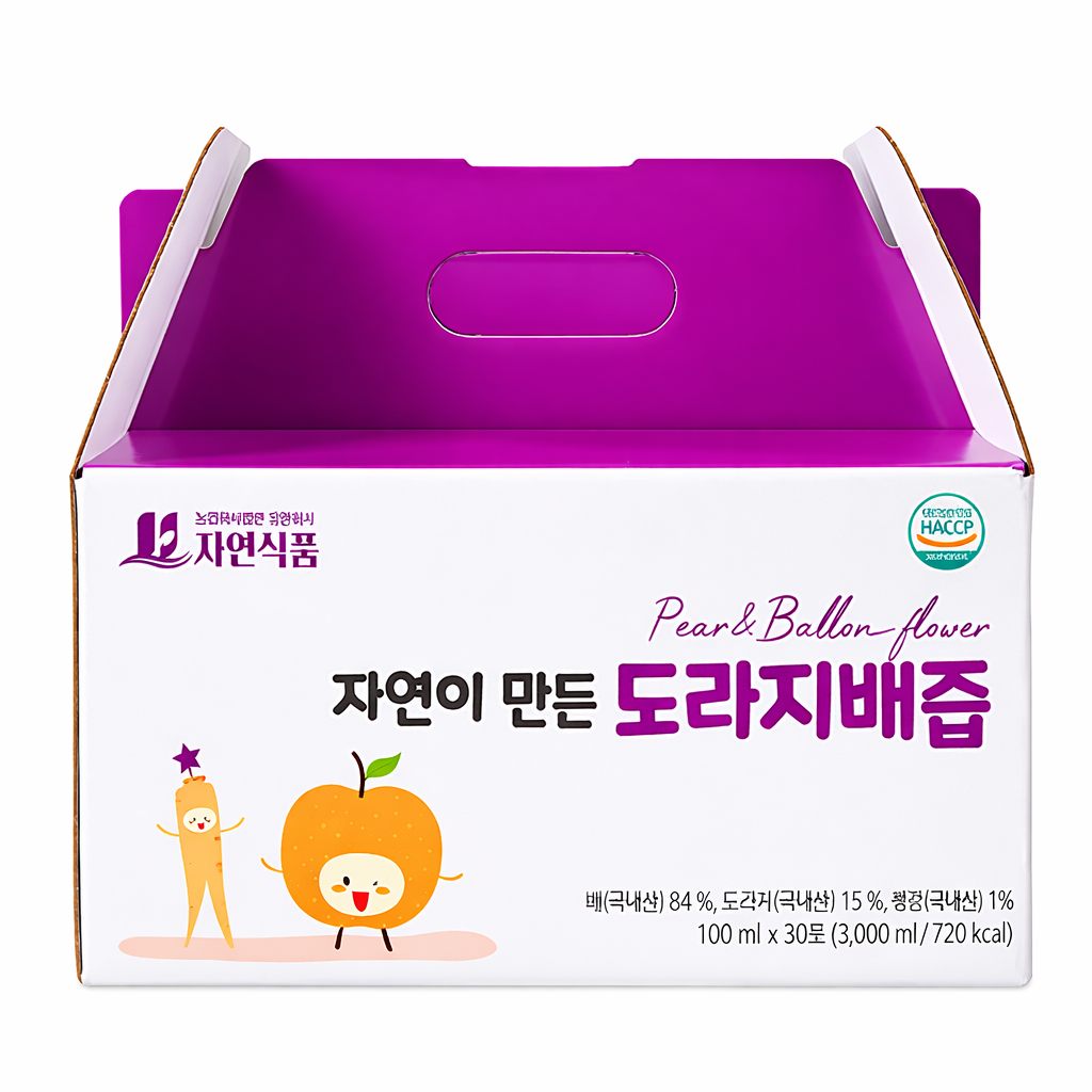 도라지배즙 자연 성분 스파우트 포장 건강 음료 리얼 리뷰